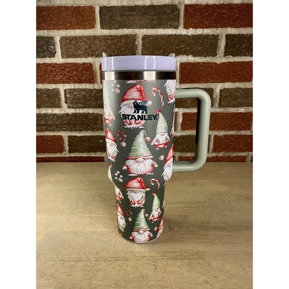 Stanley Quencher H2.0 Flowstate 40oz Tumbler Christmas Edition Gnomes